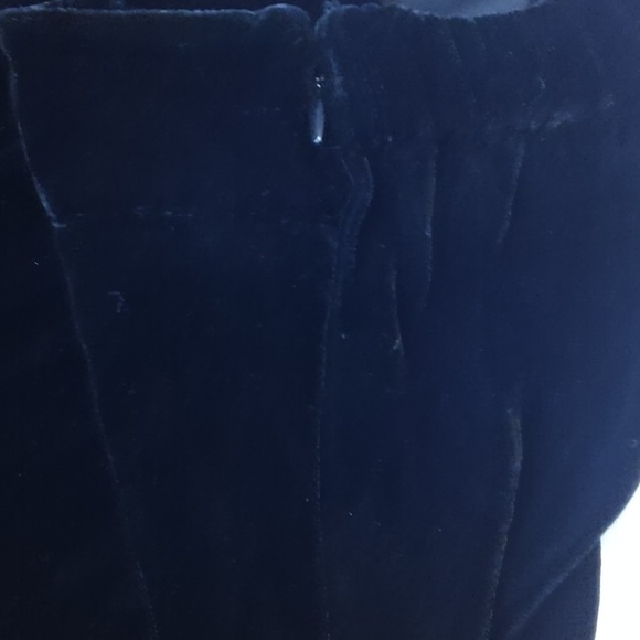 Soft Surrounding's Woman's Aria Silk Blend Velvet Wide Leg Pants Black Size L - Picture 5 of 7